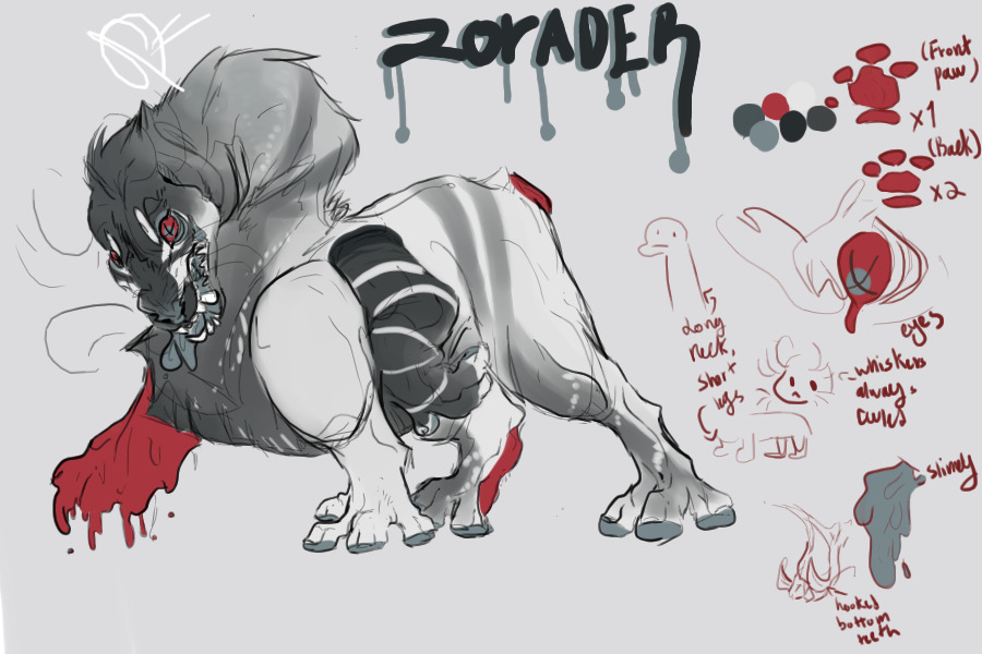Zorander Character Design Ref