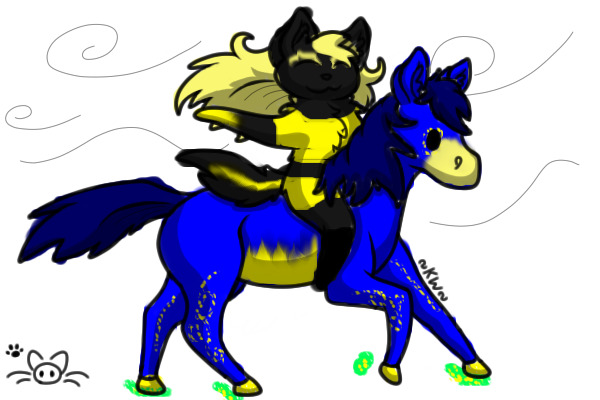 yay!! i'm riding meh sissy!!!