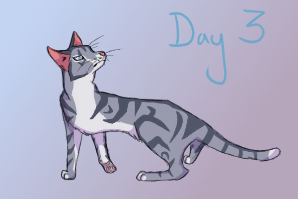 Warrior Cat Drawing Challenge- Day 3