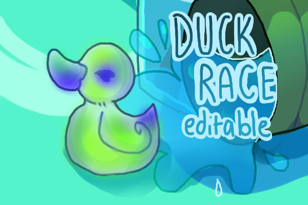 Duck Race Editable