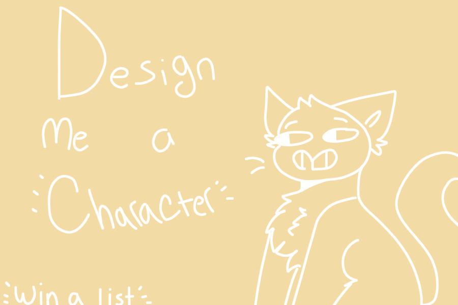 ✩Design me a Character; List prize, C$, and rares!✩