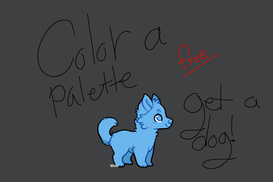 color a palette, get a doggo! -closed for now-