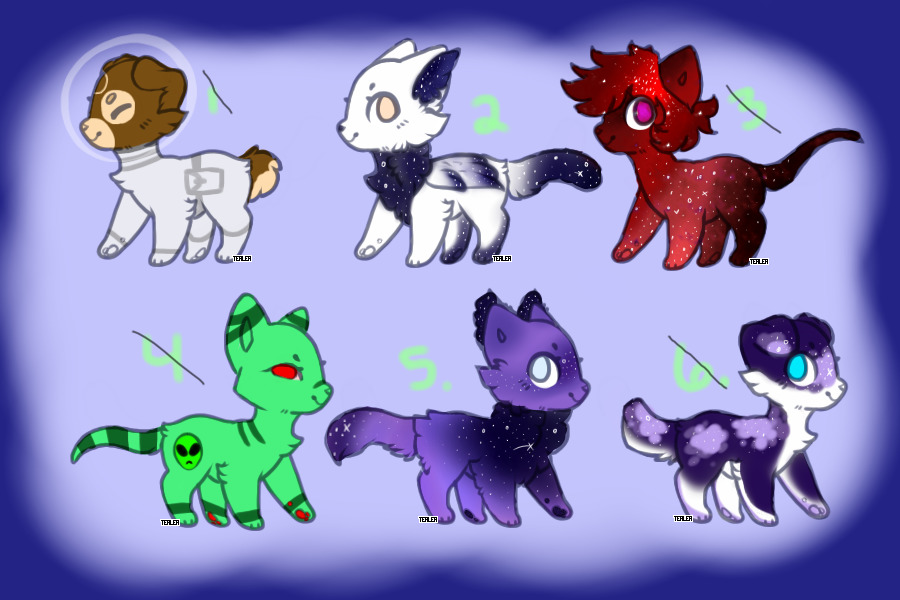 space cat adopts! [1/6 left!]