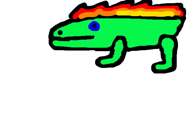 flaming mutant gator