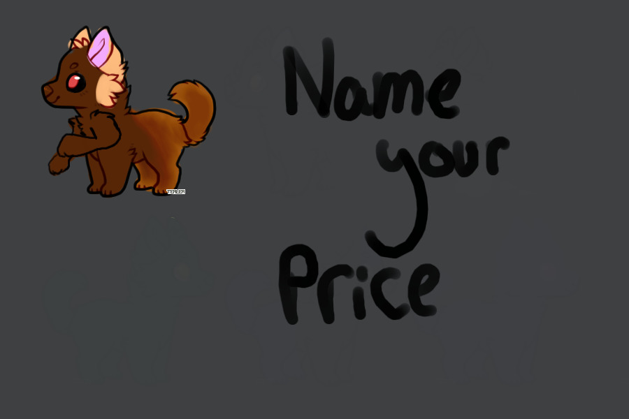 Name Your Price - ADOPT - CLOSED