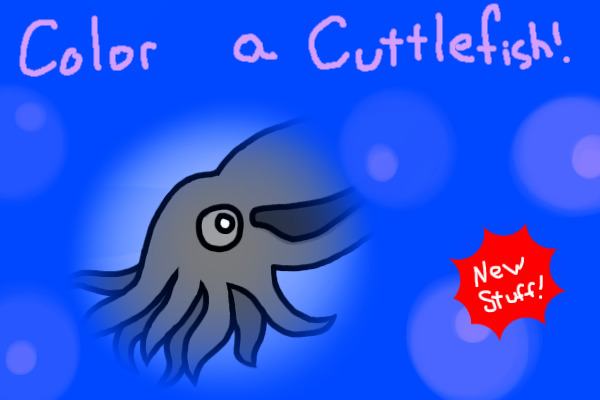 Color A Cuttlefish!