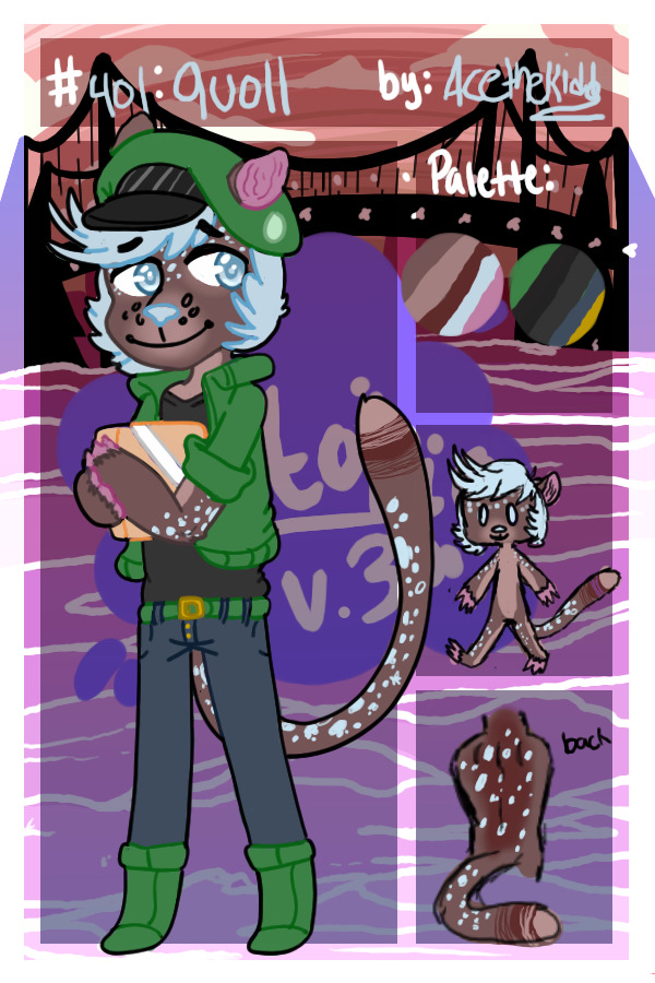 Furtopian #401: Quoll