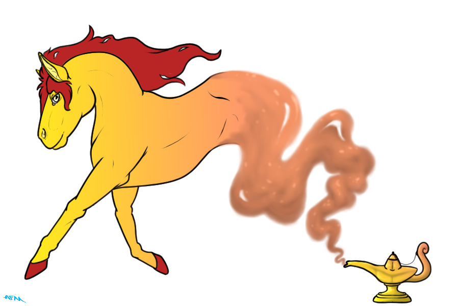 Enchanted Genie Ponies #61. [Custom for POT8OS]