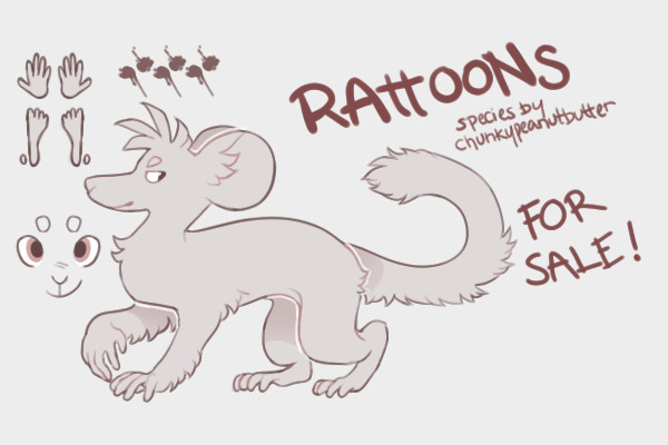 rattoons - species concept for sale !!