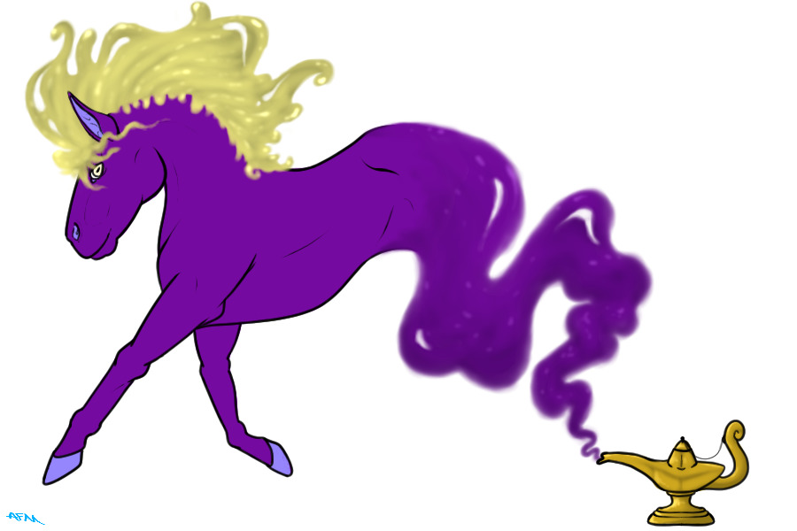 Enchanted Genie Ponies #63.[ Custom for Armoury]