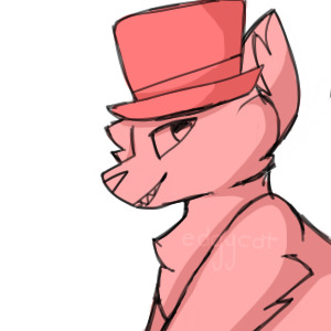 dog-in-a-tophat (editable)