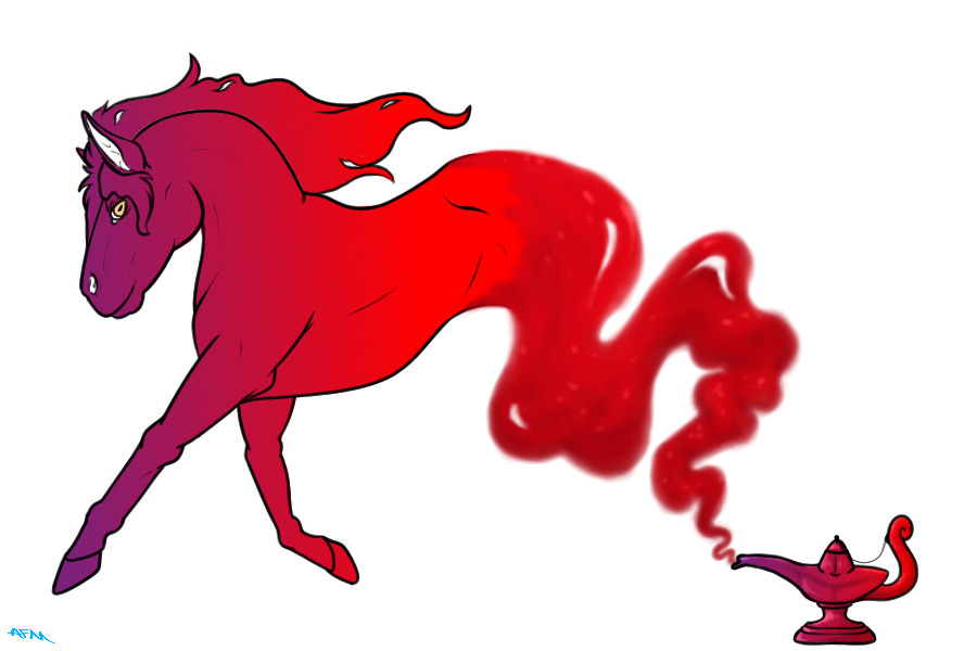 Enchanted Genie Ponies #64. [Custom for Spirit18]