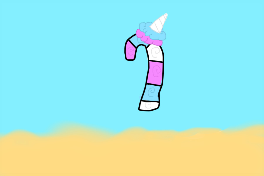 Cotton Candy Cane :O