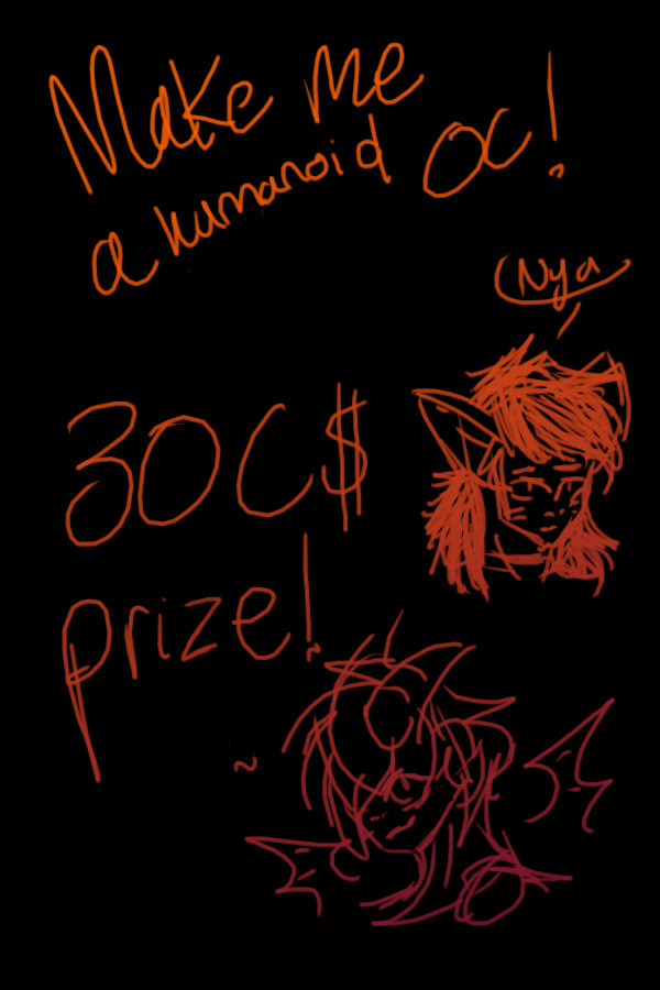 Make me a humanoid OC! 30C$ Prize!