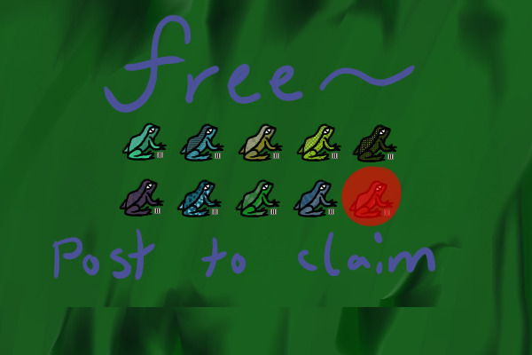 free frogs post to claim fcfs