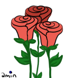 Editable Rose Avatar