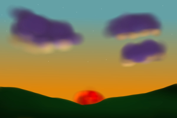Sort of a sunset
