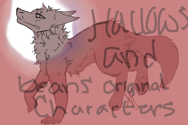 Hallows and beans original characters gift lines