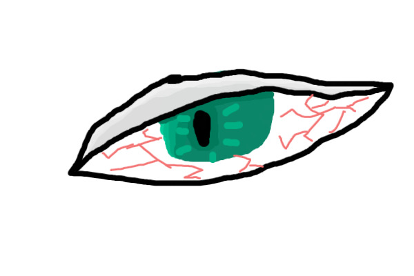 wip eye drawing