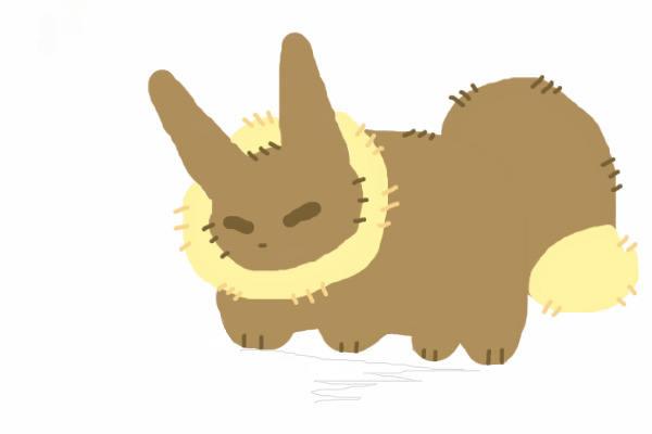 A fluffy eevee
