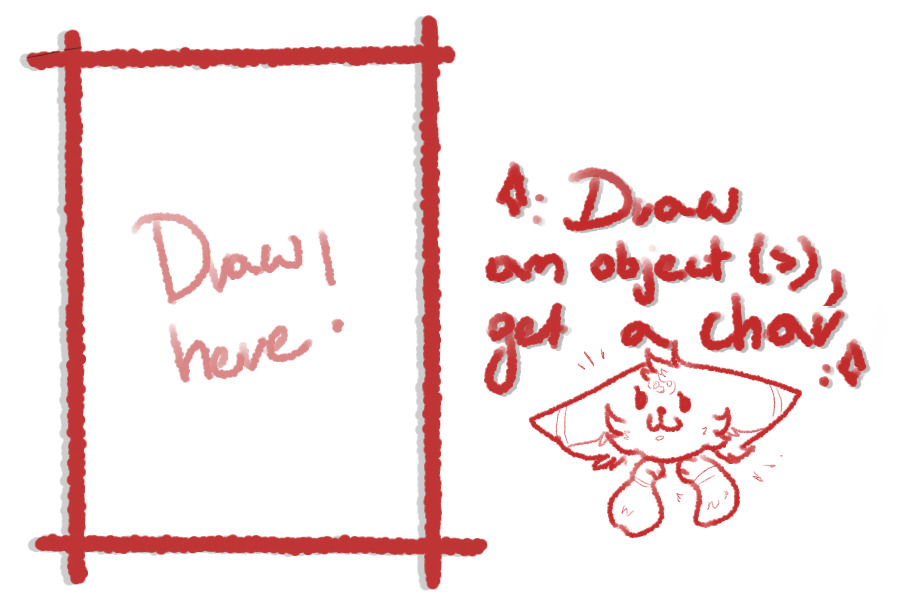 Draw an object(s), get a char! CLOSED