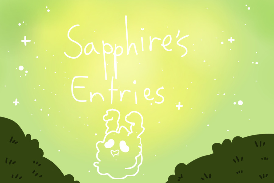 Sapphire's Entries