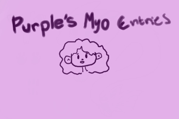Purple's Luulo MYOs