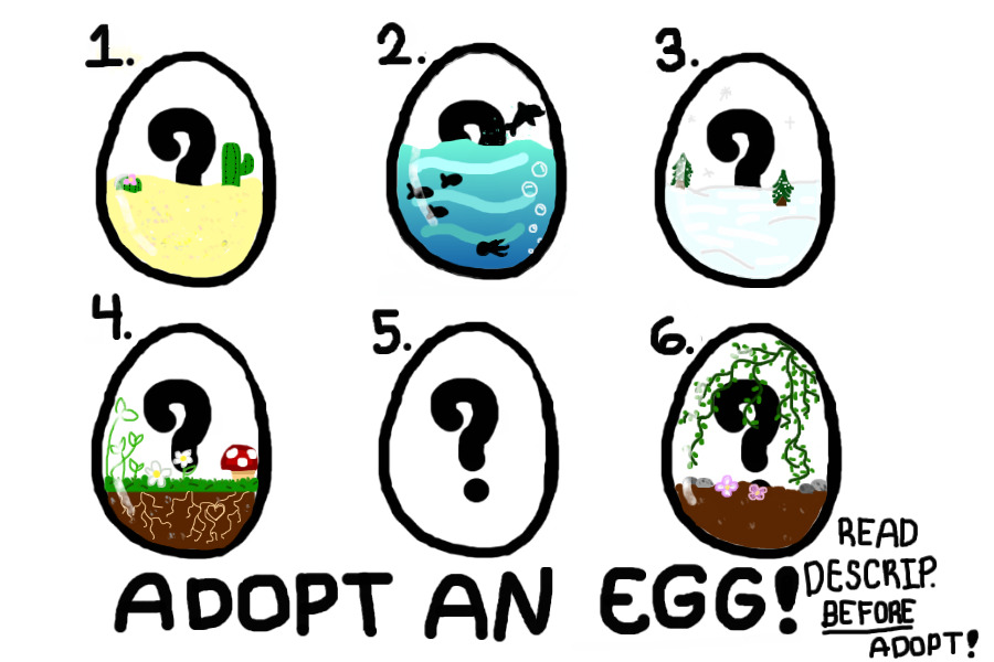 Adopt an Egg Gen. #6 Closed!