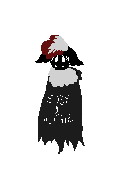 Poncho Pal g44 - Edgy and Veggie
