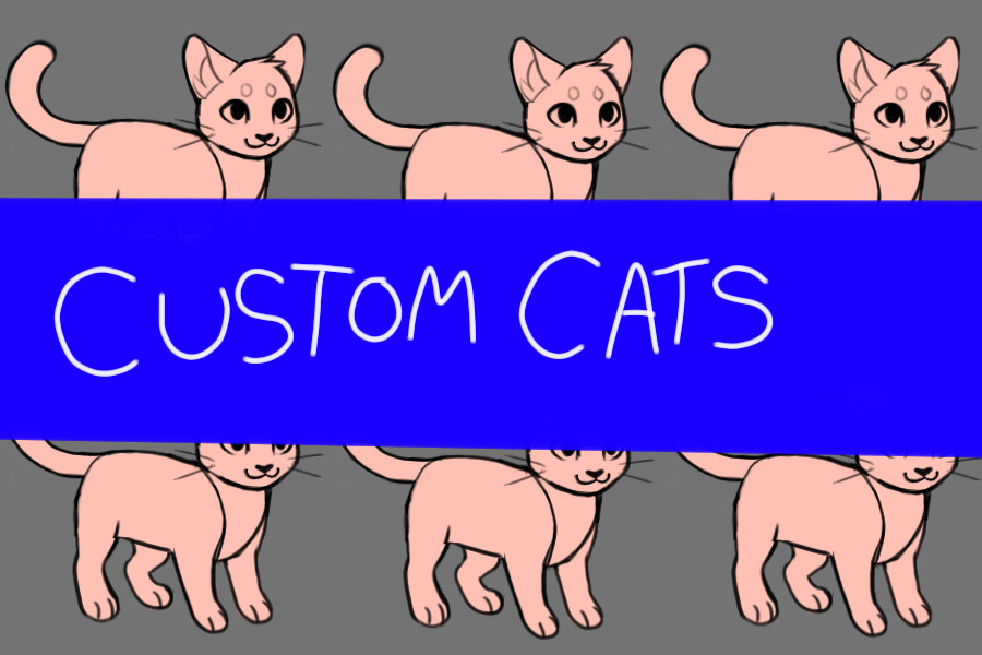 Custom Cats: Help me practice my design skills!