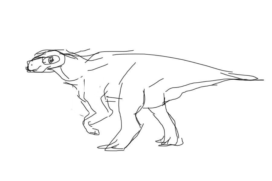Maiasaura Peeblesorum but i drew it with a mouse