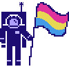 Purple Pan Astronaut
