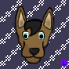 poorly drawn canine avatar