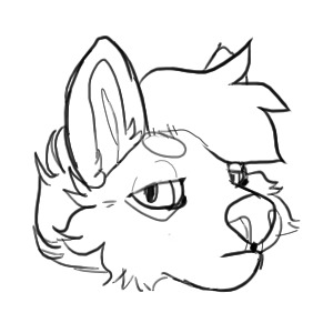 Sketchy Headshot for SweetieFox