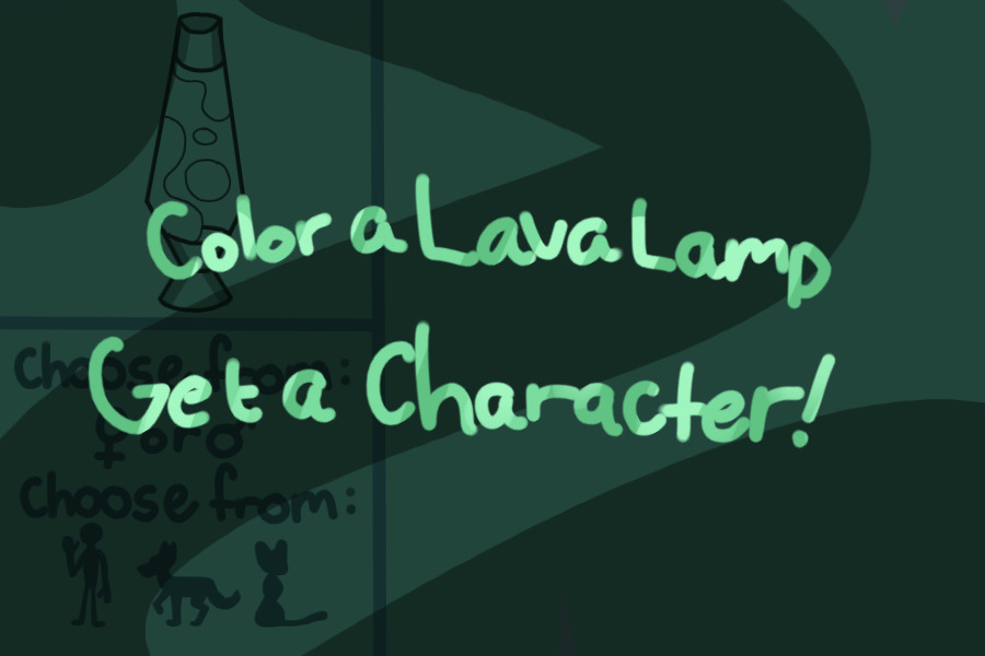 Color a Lava Lamp, Get a character! (closed for now)