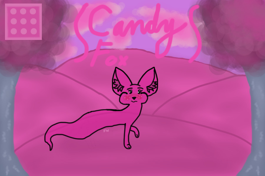 Candy Fox Editable | New Pattern!
