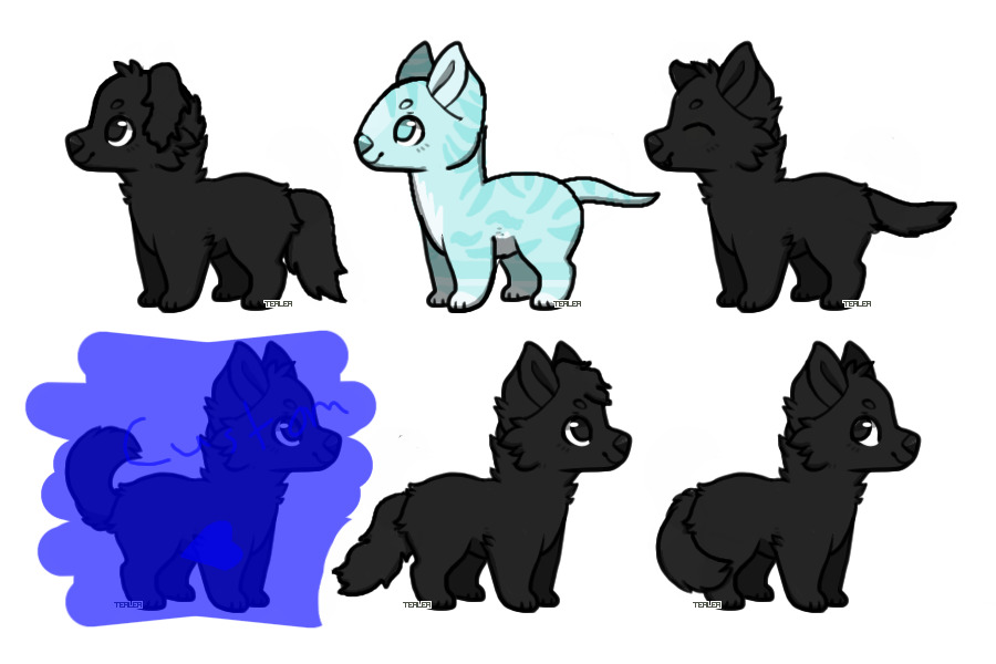 Pick Your Palette Dog Adopts! (5/6 Open!)