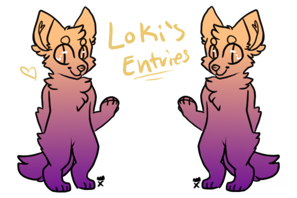 Loki's Entries! Athro puppers