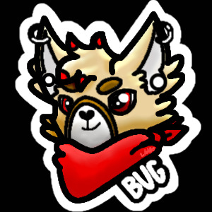 Bug the Wolf Badge