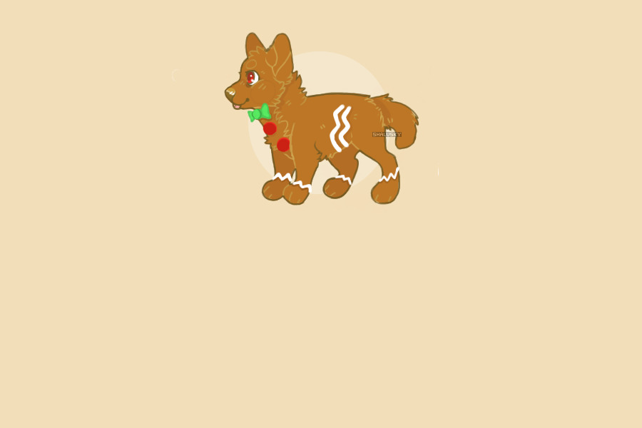 Gingy the Gingerbread Pup