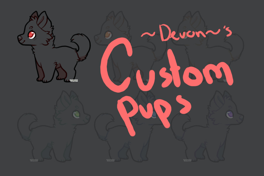 ~Devon~'s Custom Pup Adopts