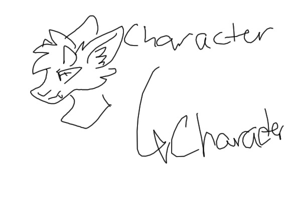 Draw me a character get a character