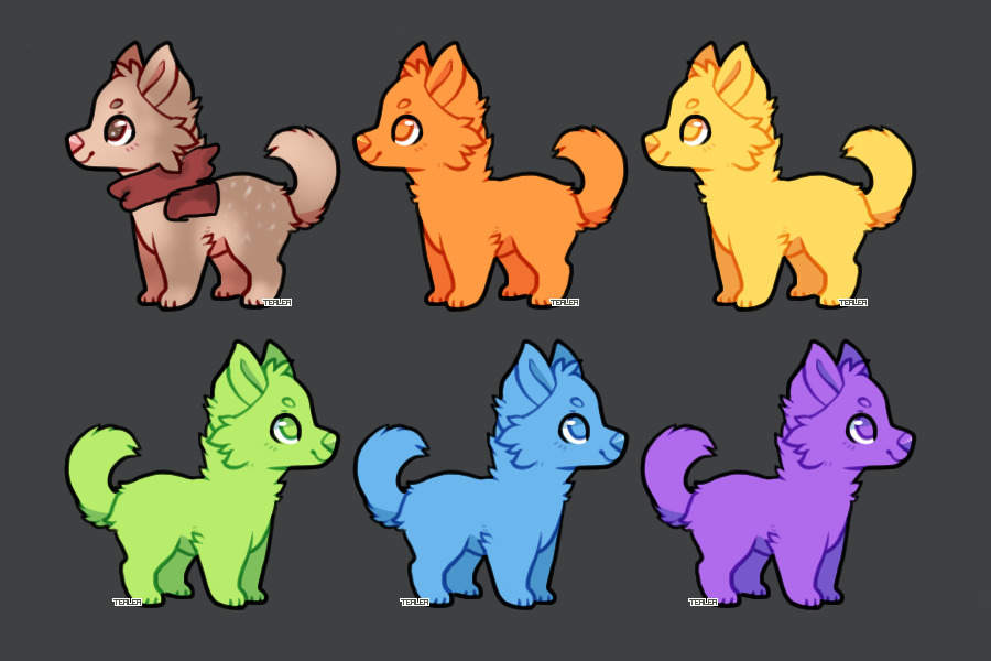 Christmas Pup Adoptables