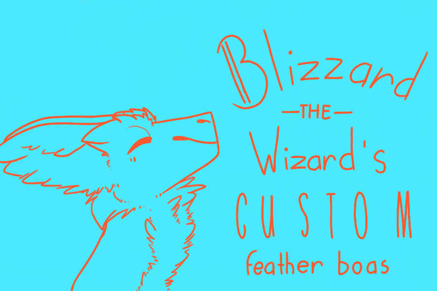 BlizzardTheWizard's Custom Feather Boas || OPEN