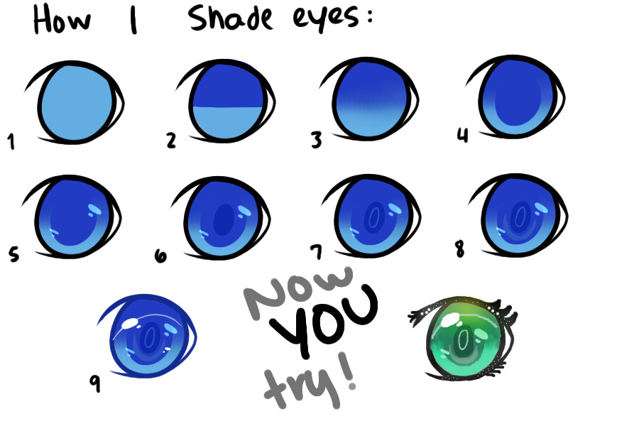 Eye tutorial/editable