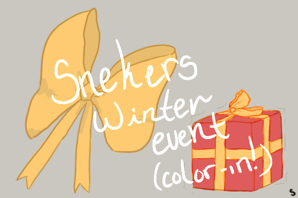 snekers winter event - CLOSED no further color-ins