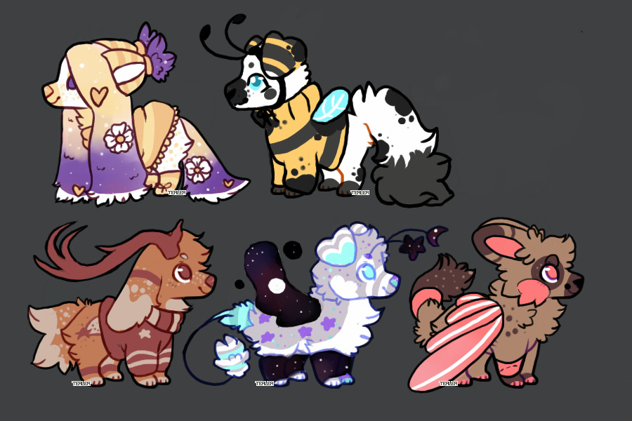 Pup adopts (2/5 open)