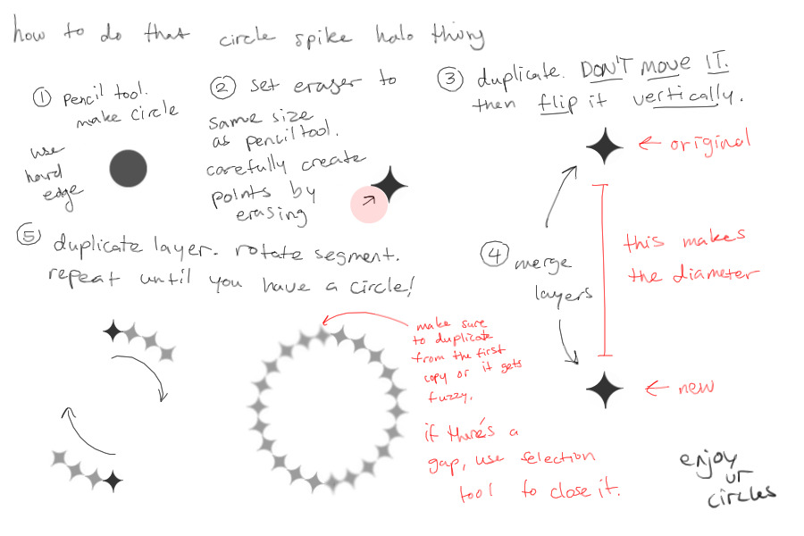 HOW TO DO THAT SPOKED HALO SPIKE THING