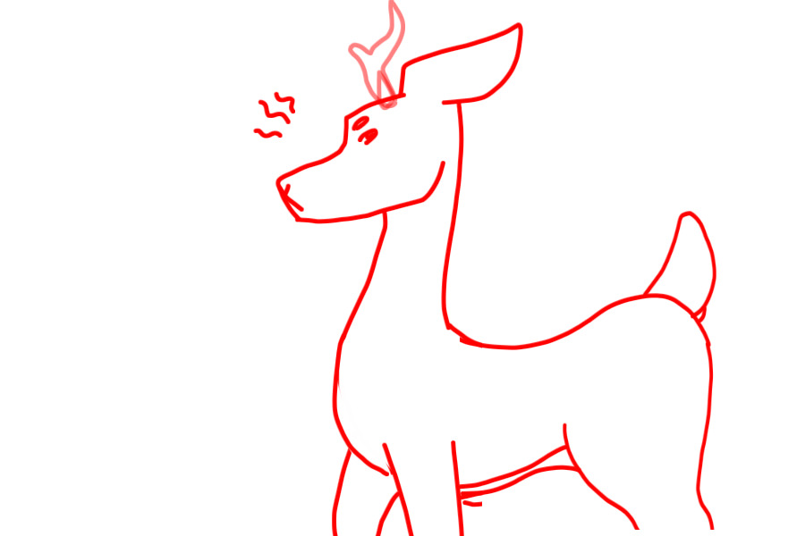 Animal Doodle #1 - Deer