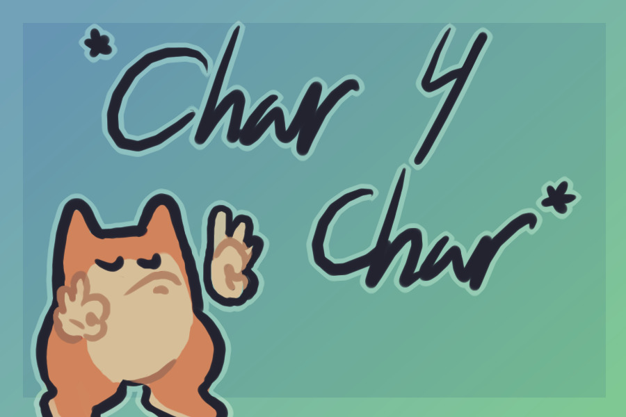 Make a character, get a character